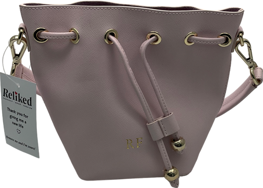 The Daily Edit Pink Personalised RF Top Handle Bag One Size