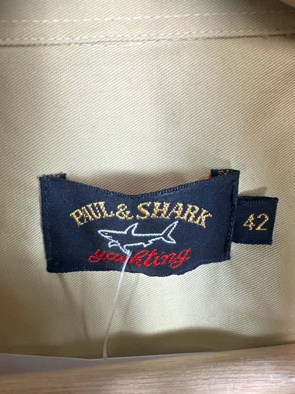 Paul & Shark Beige Short Sleeve Shirt UK XL