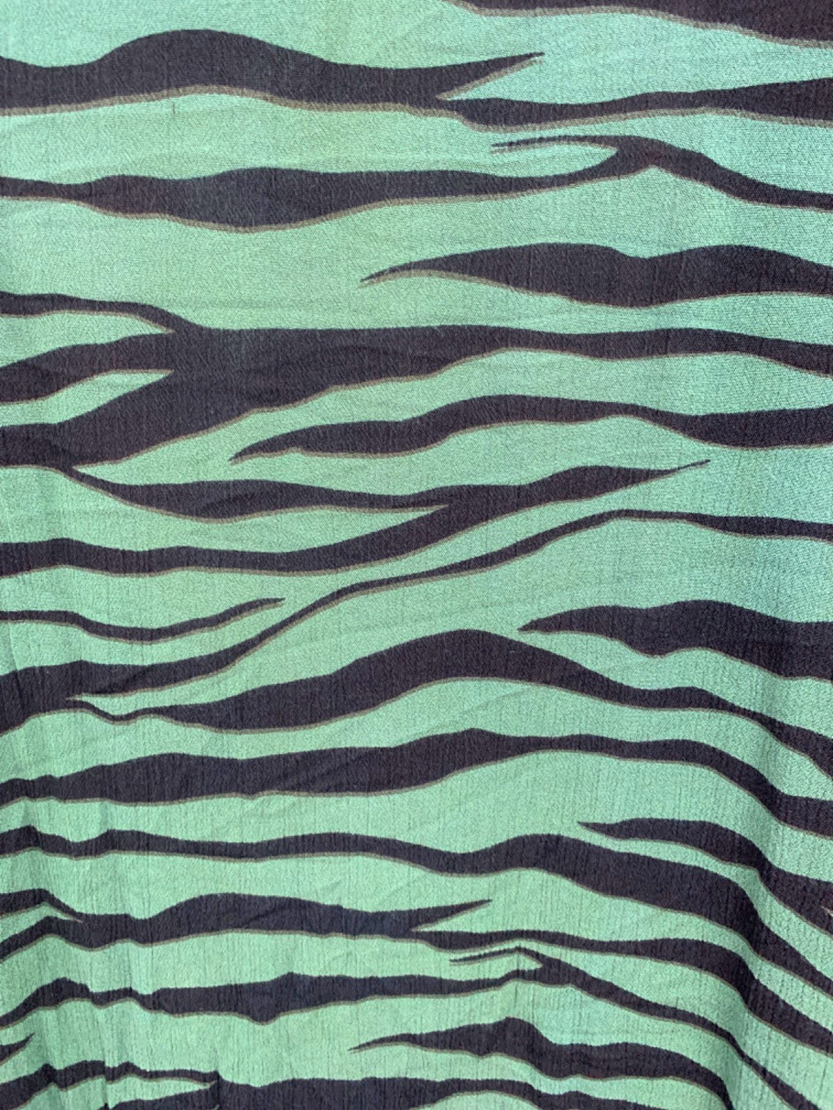 Yours Green Zebra Print Kimono UK 30