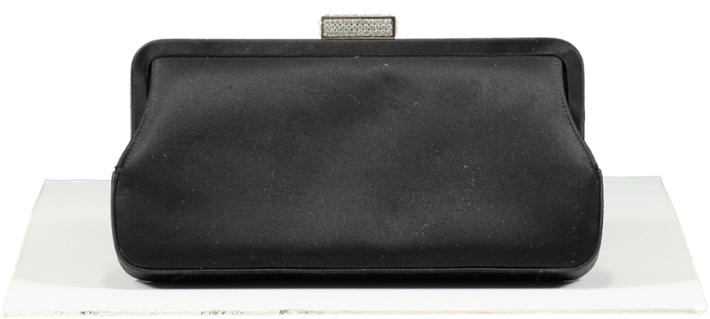 gina Black Hanover Clutch Bag