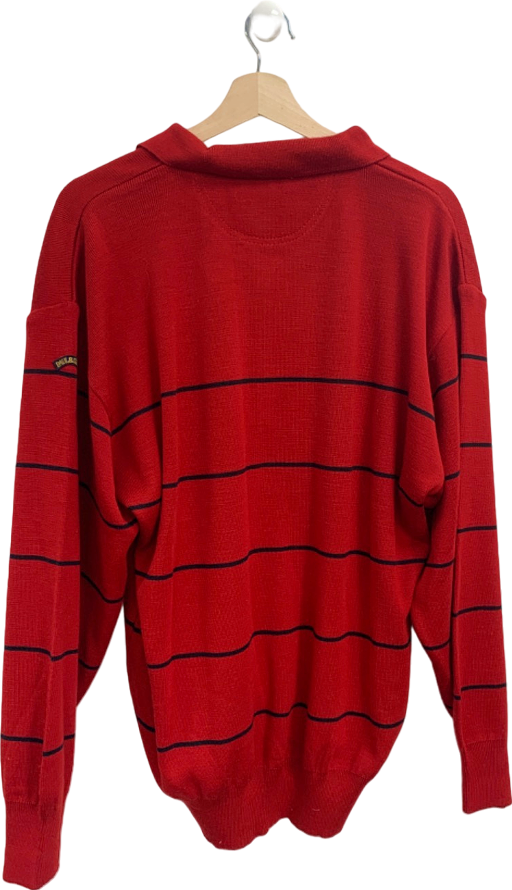 Paul & Shark Red Striped Yachting Jumper UK XL