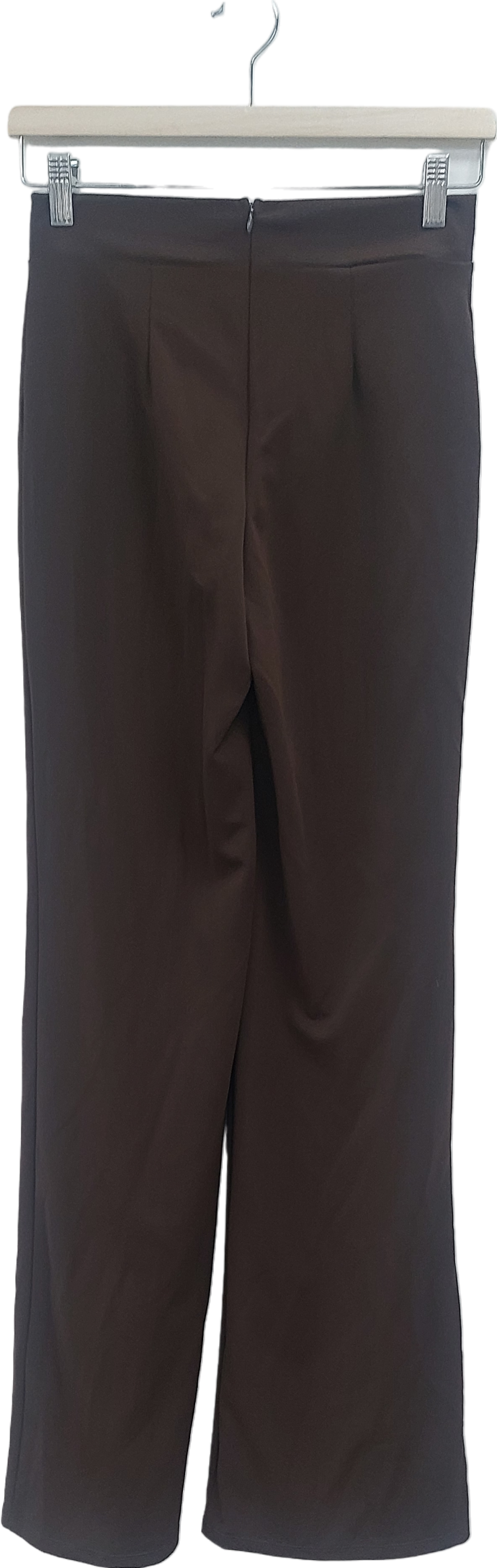 Fashion Nova Brown Call It Even Wide Leg Dress Pants UK S