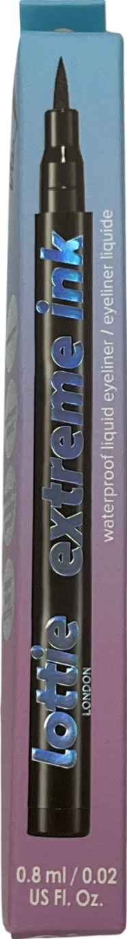 Lottie Extreme Ink Waterproof Liquid Eyeliner Black 0.8ml