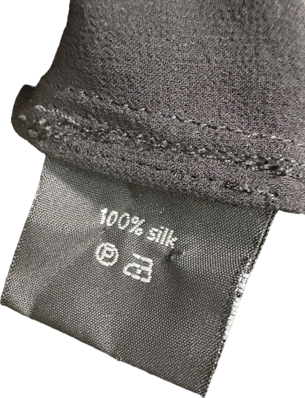 Raoul Black Long Sleeve Silk Blouse UK 10