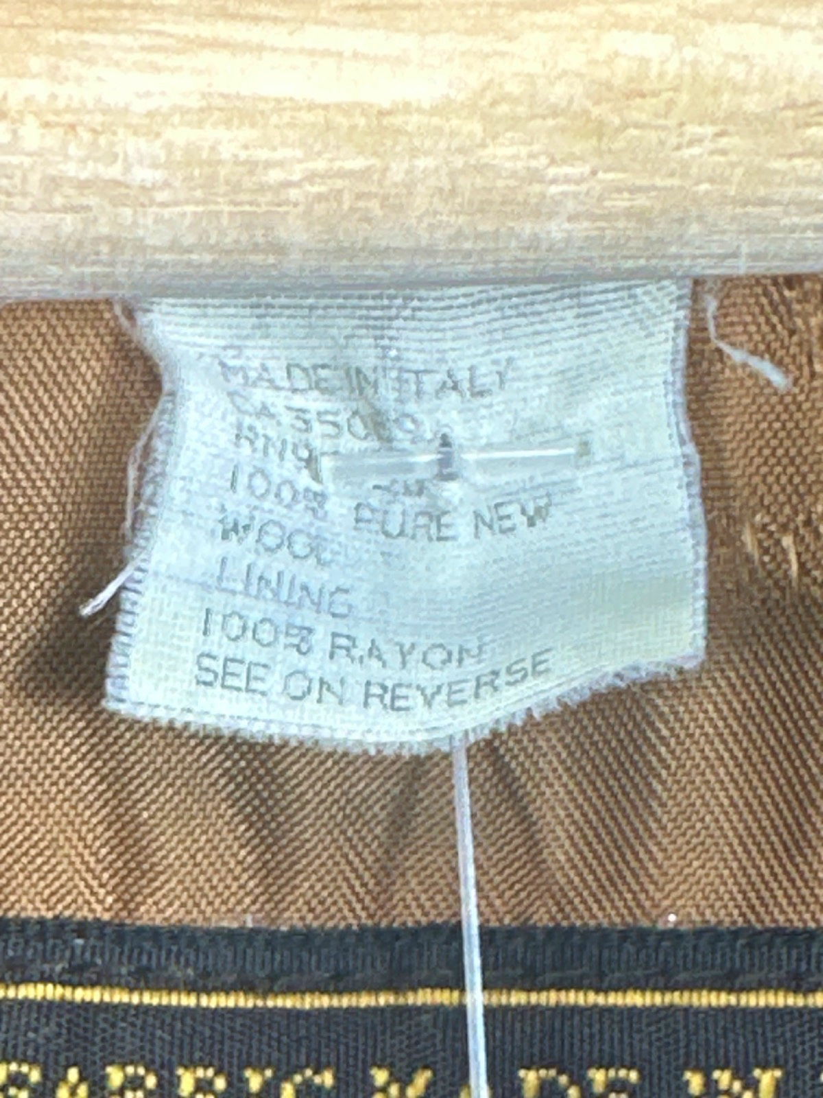 Paul & Shark Brown Yachting Wool Bomber Jacket UK XL