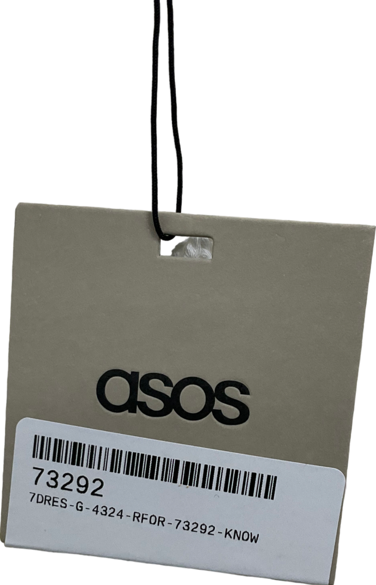 ASOS White Crochet Mini Dress UK 6