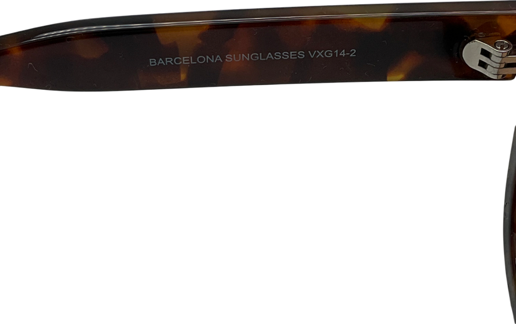 Veux Brown Barcelona Frame Sunglasses In Original Case One Size