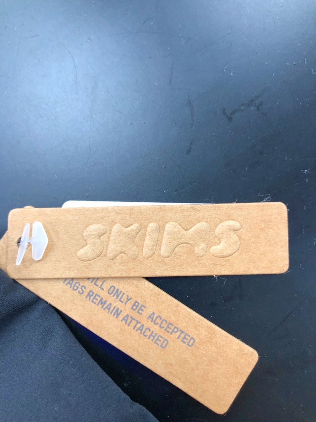 SKIMS Onyx Fits Everybody Bandeau Top- UK L