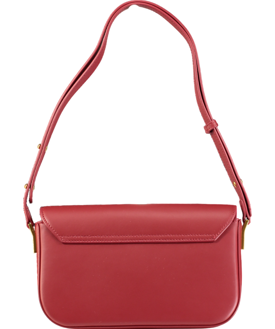 Smting Red Medium Flap Bag