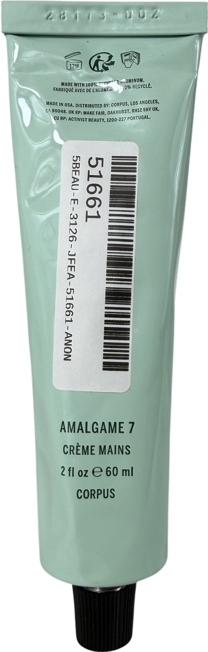 Corpus Amalgam 7 Hand Cream 60ml