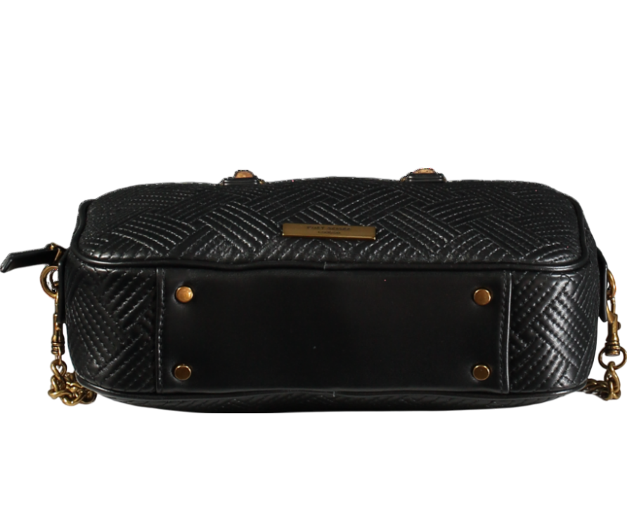 Kurt Geiger Black Mini Bamboo Bag