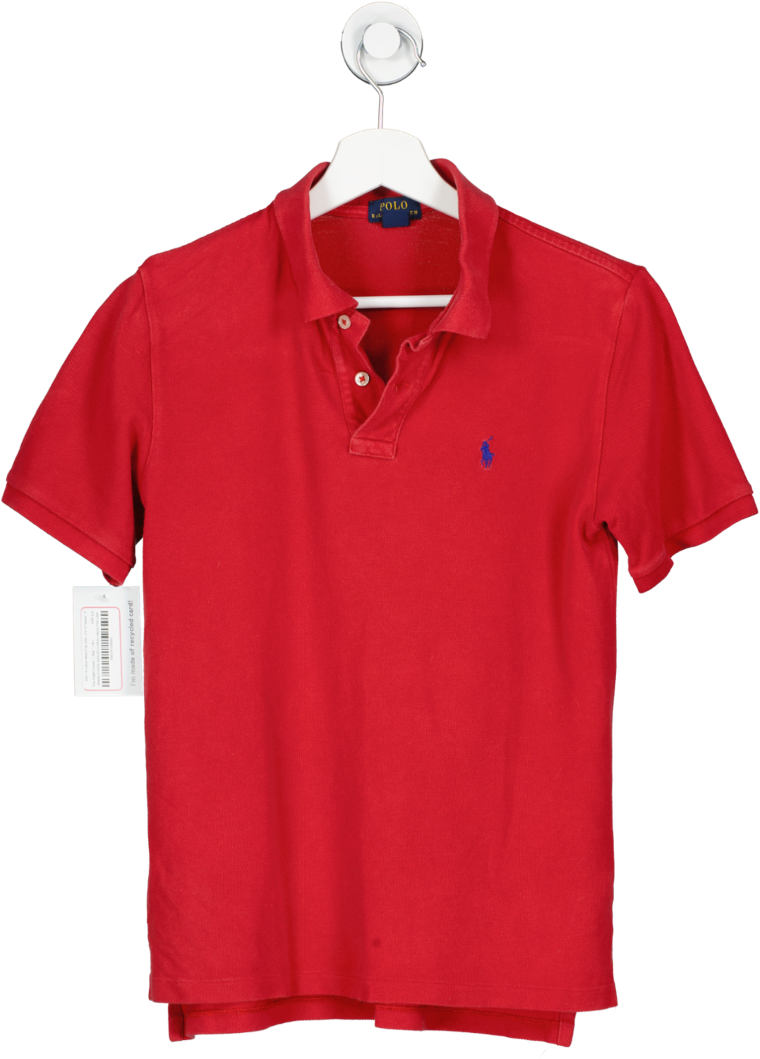 Polo Ralph Lauren Red Slim Fit Cotton Mesh Polo Shirt  (14-16 Years) UK L