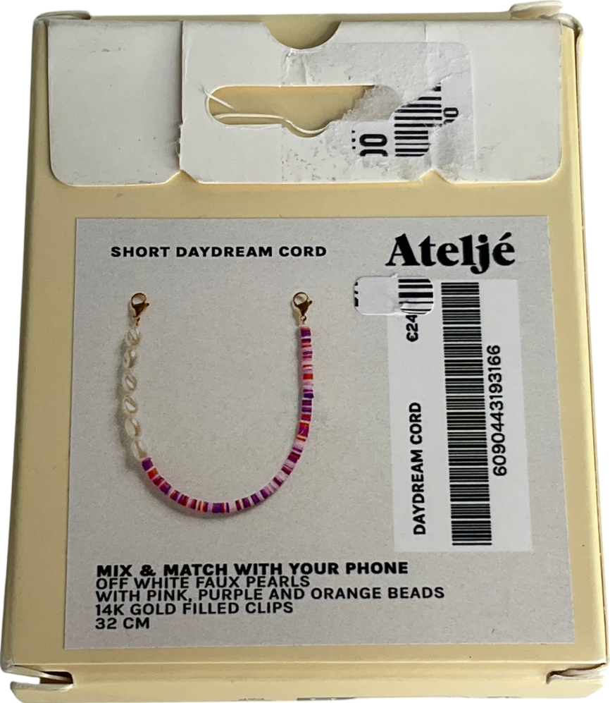 atelje Multicoloured Phone Cord Short - Daydream One Size