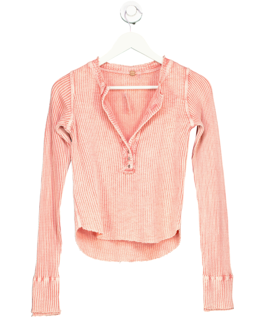 Free People Pink Fp One - Colt Thermal Top UK XS