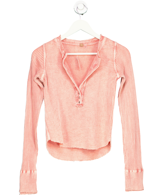 Free People Pink Fp One - Colt Thermal Top UK XS