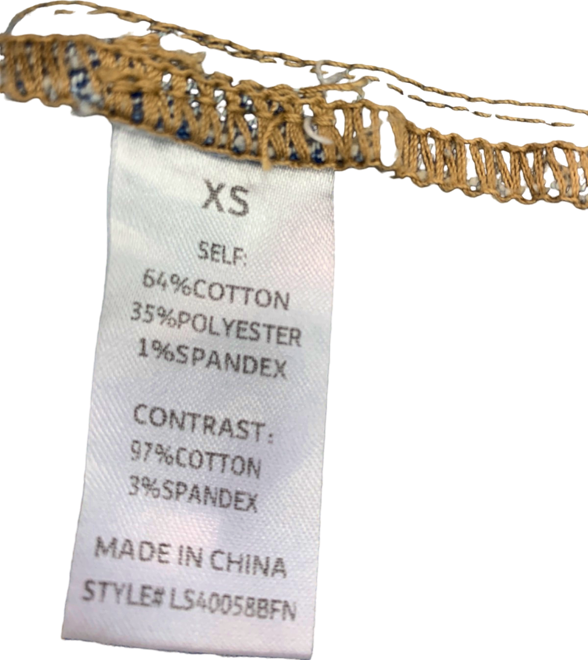 Fashion Nova Blue Patchwork Denim Skirt XS