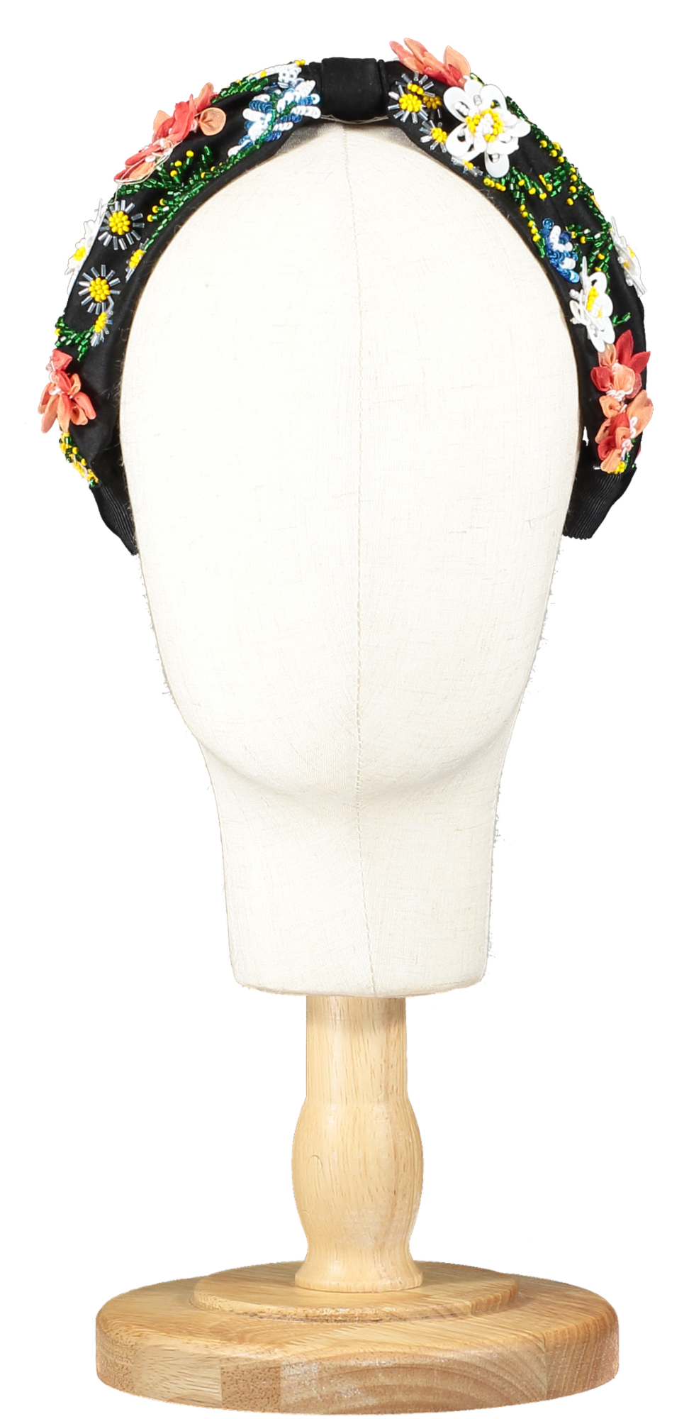 JENNIFER BEHR Black Embellished Jardin Headband