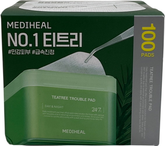 Mediheal Teatree Trouble Pads - Toner 100 pads