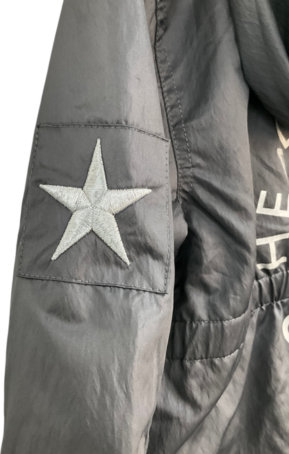 Mintie by Mint Velvet Grey Lightweight Star Embroidered Parka 3 Years