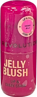 Revolution Jelly Blush Stick Lip And Cheek Stain Cherry Jelly 5.5 g