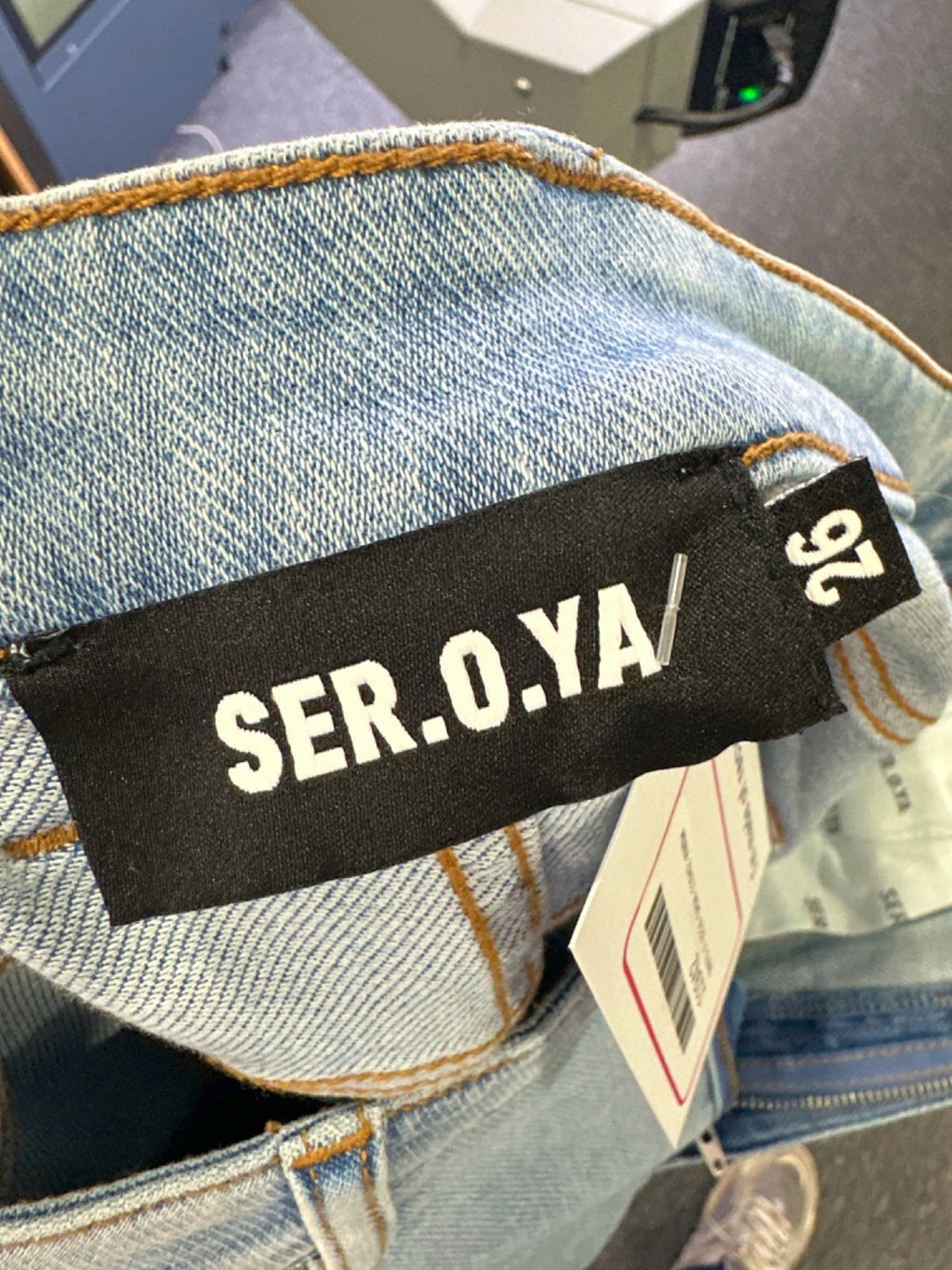 SER.O.YA. Light Blue Coastline Terry Jeans W26