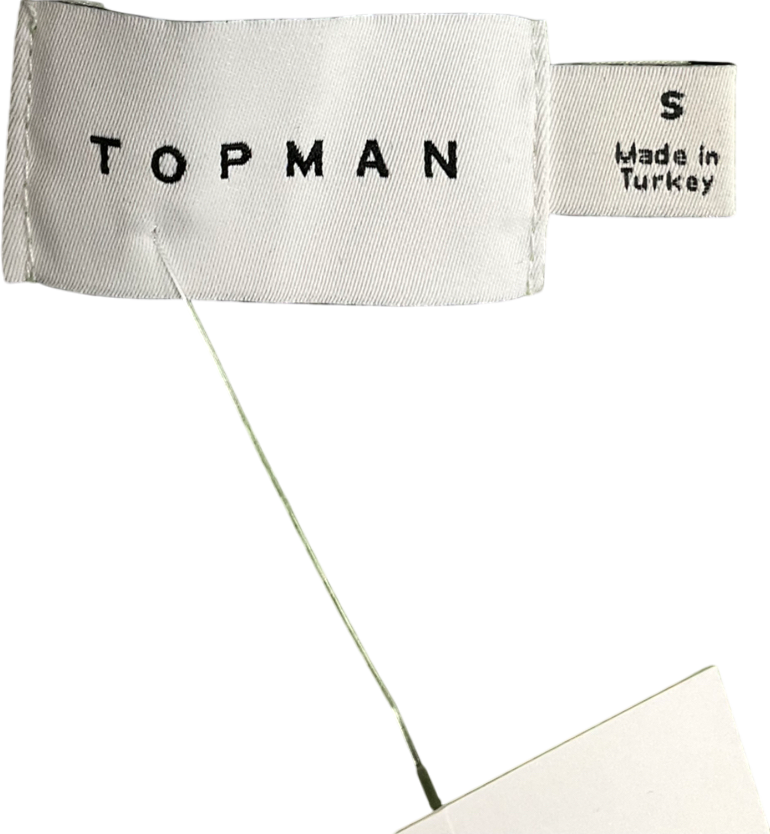 Topman Green Boucle Relaxed Fit Cardigan In Sage UK S