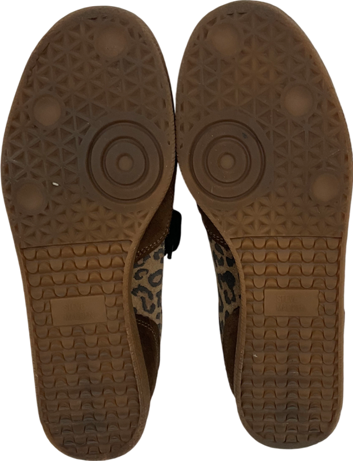 STEVE MADDEN Brown Emporia Trainer In Leopard UK 6 EU 39 👠