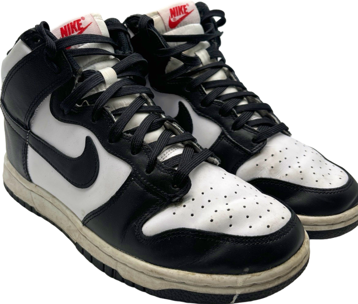 Nike Black/White Dunk High Trainers UK 6