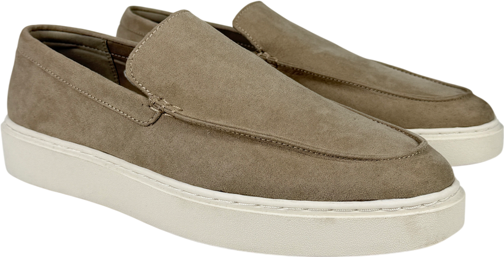 H&M Beige Moccasin-seam Loafers UK 10 EU 44 👞