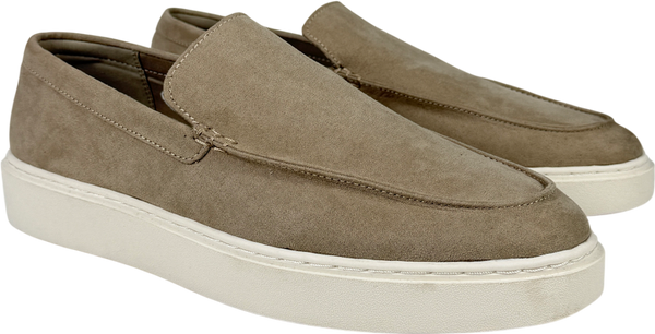 H&M Beige Moccasin-seam Loafers UK 10 EU 44