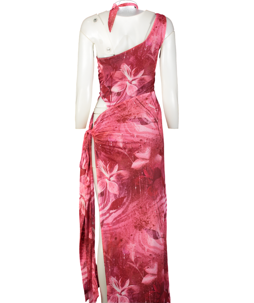 outcast Pink Meli Maxi Dress Haylah UK S