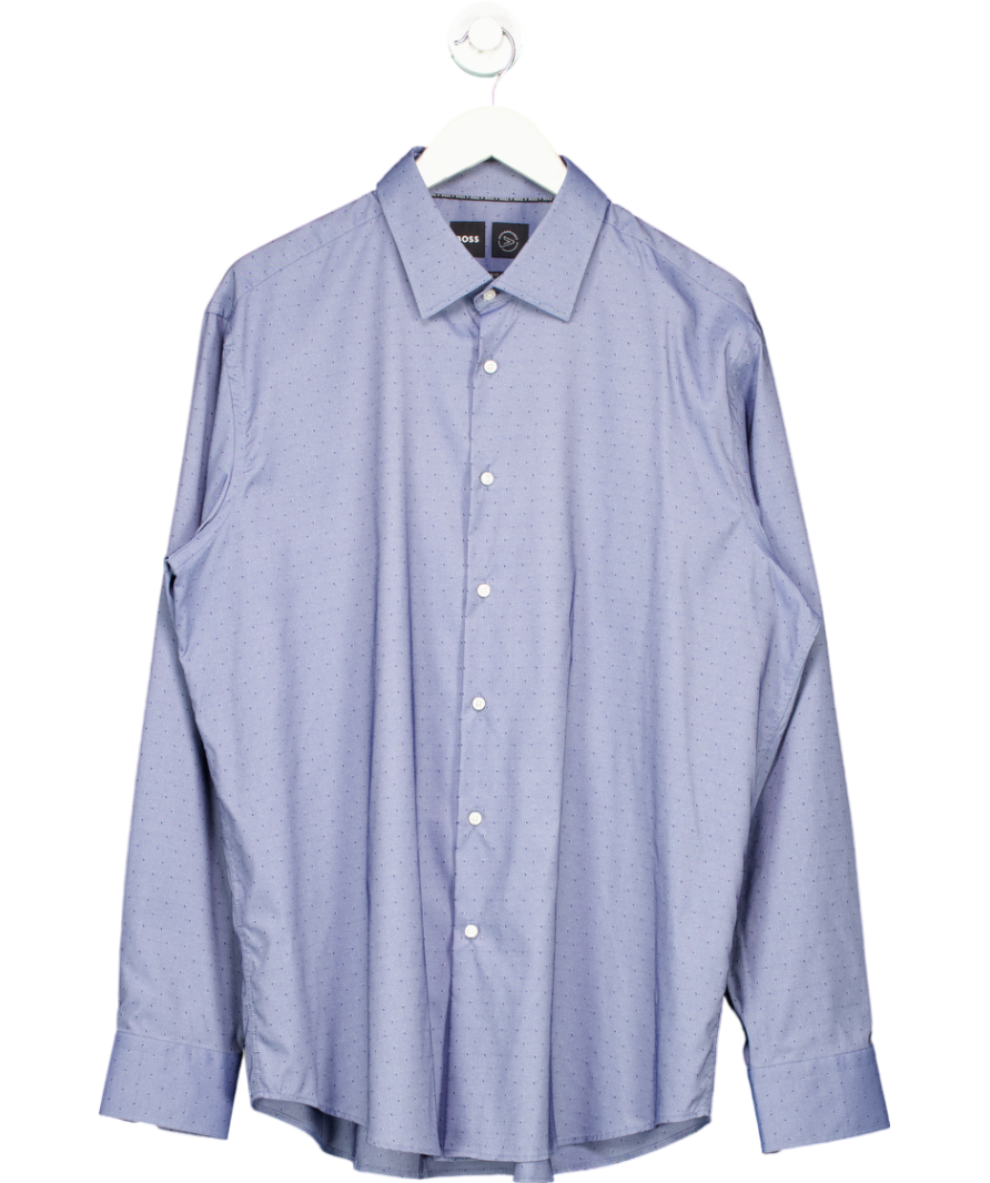 BOSS Blue Shirt In Performance Fabric UK XXL