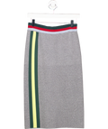 bimbay lola Mid Length Grey Viscose Skirt UK S