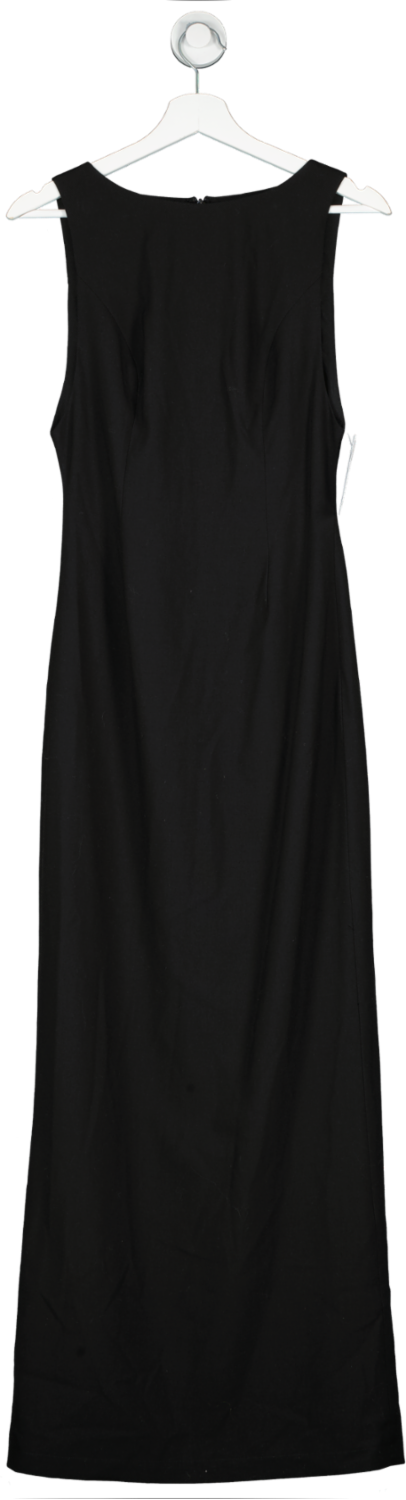 ALB Anne Louise Black Tailored Sleeveless Maxi Dress UK M