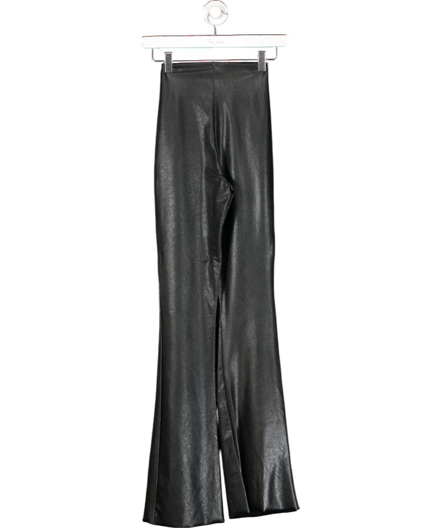Commando Black Faux Leather Flared Legging UK S