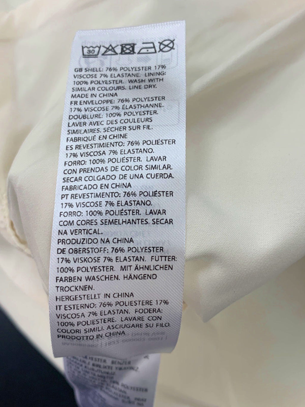 NA-KD White Off Shoulder Button Detail Vest EU 36 UK 8