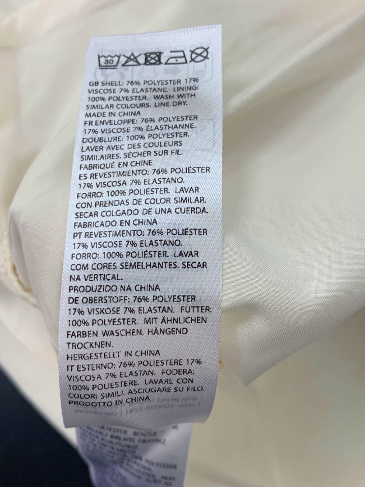 NA-KD White Off Shoulder Button Detail Vest EU 36 UK 8