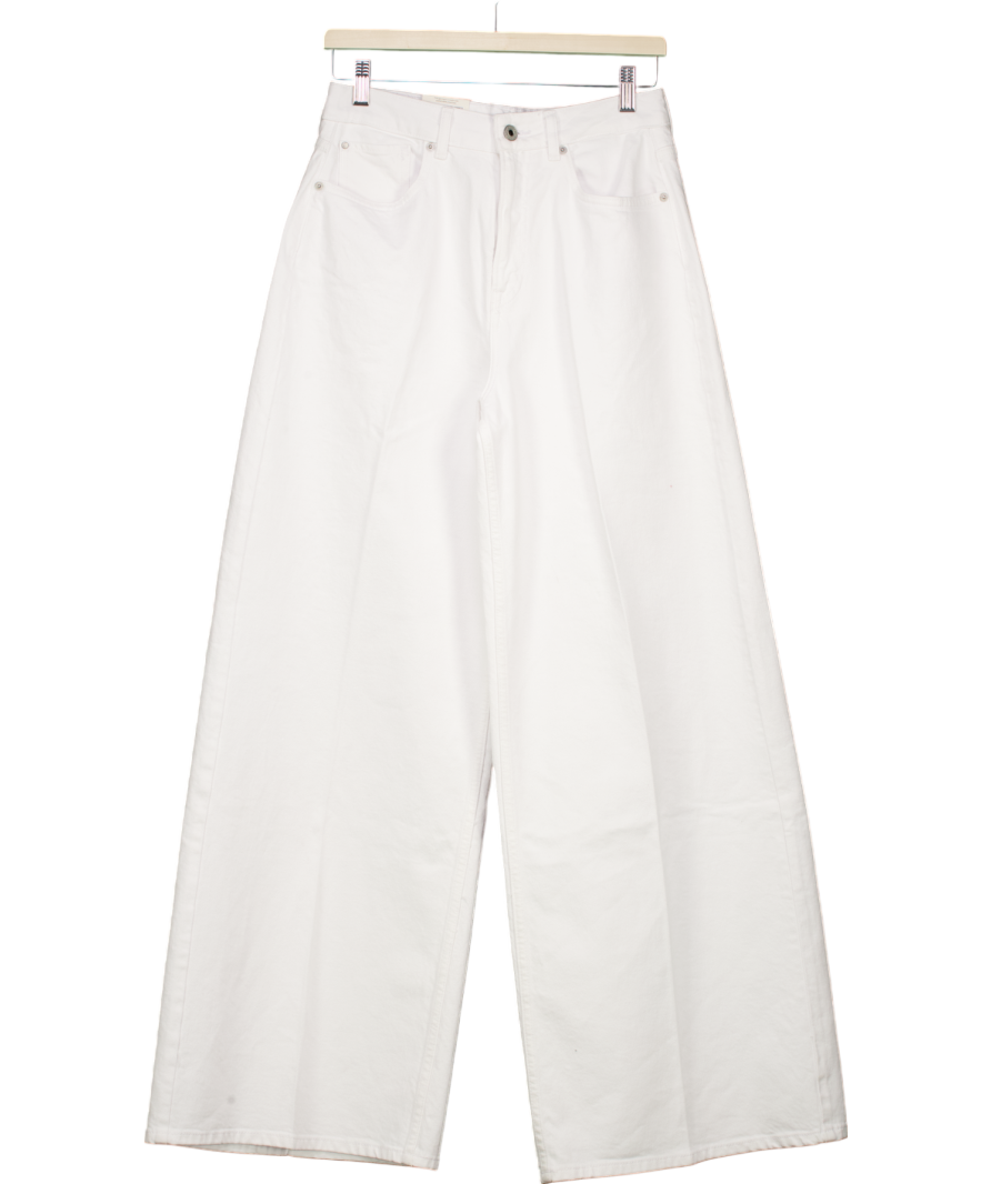 Pepe Jeans White High-rise Wide Fit Jeans - Jaimy L32 W28