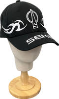 Seks Black Embroidered Baseball Cap One Size
