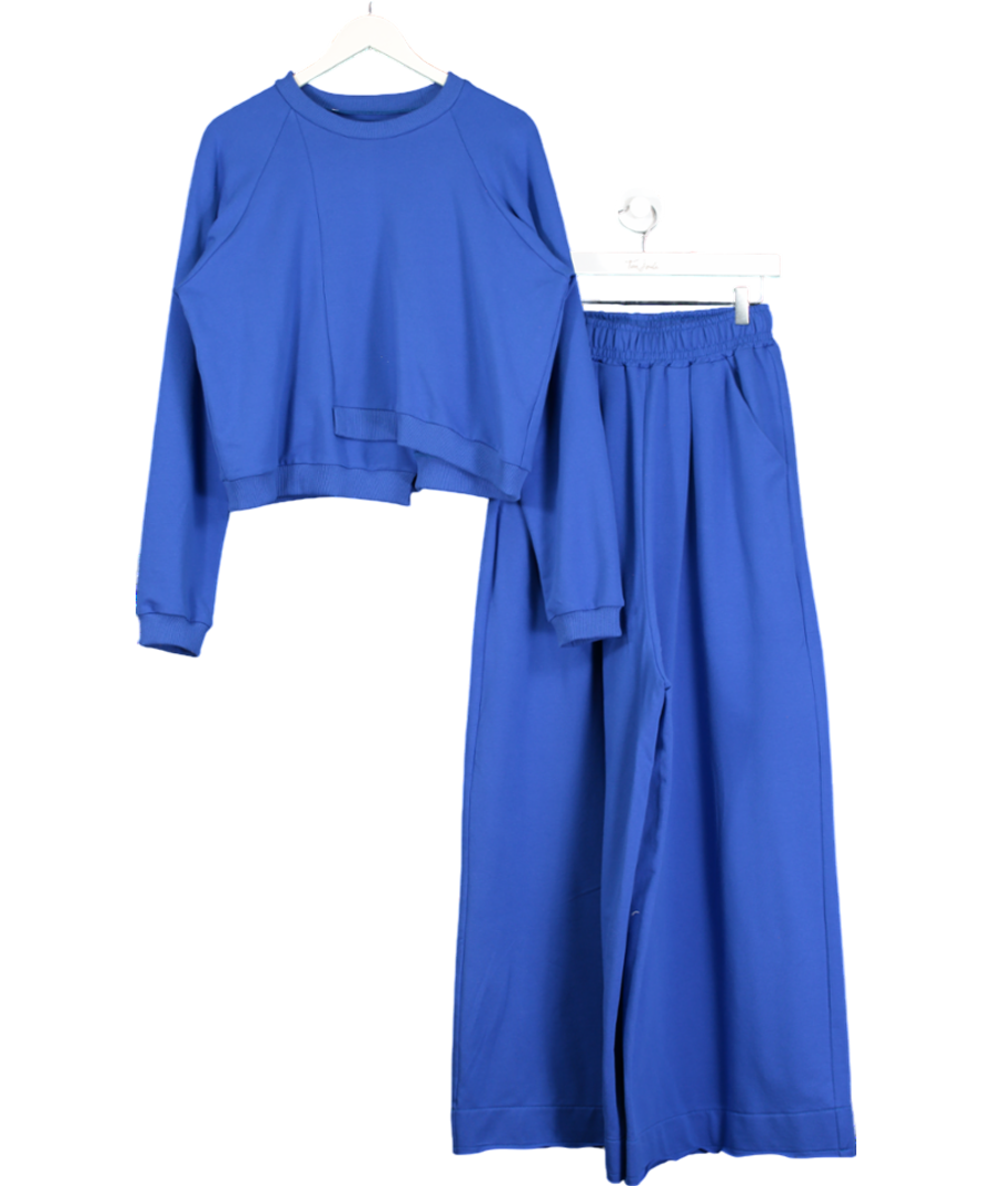 Locker Room Blue Sweater And Trousers Co-ord UK L/XL