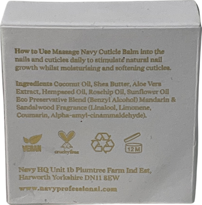 navy Cuticle Balm 30ml