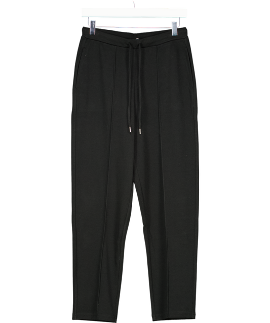 MANGO Black Jogger Trousers With Seam Detail UK S