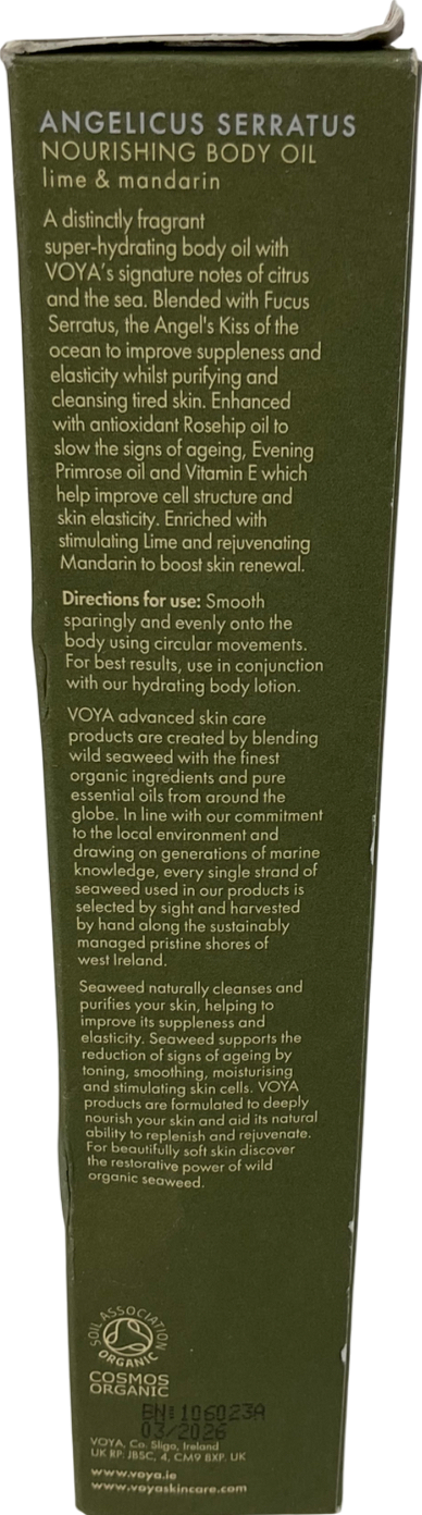 Voya Nourishing Body Oil 100ml