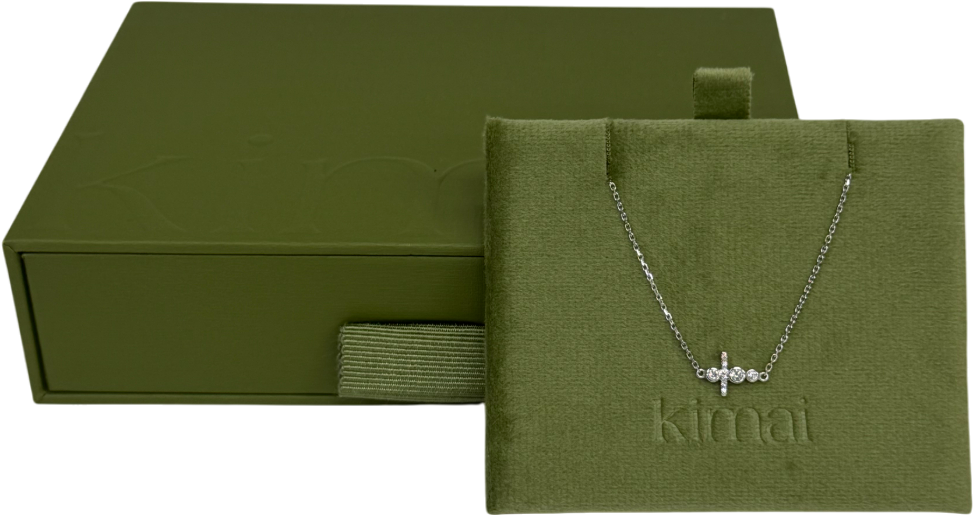 Kimai 14k white gold and lab grown Diamond Bracelet One Size