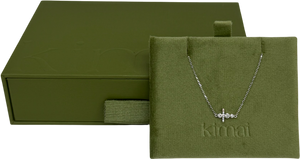 Kimai 14k white gold and lab grown Diamond Bracelet One Size