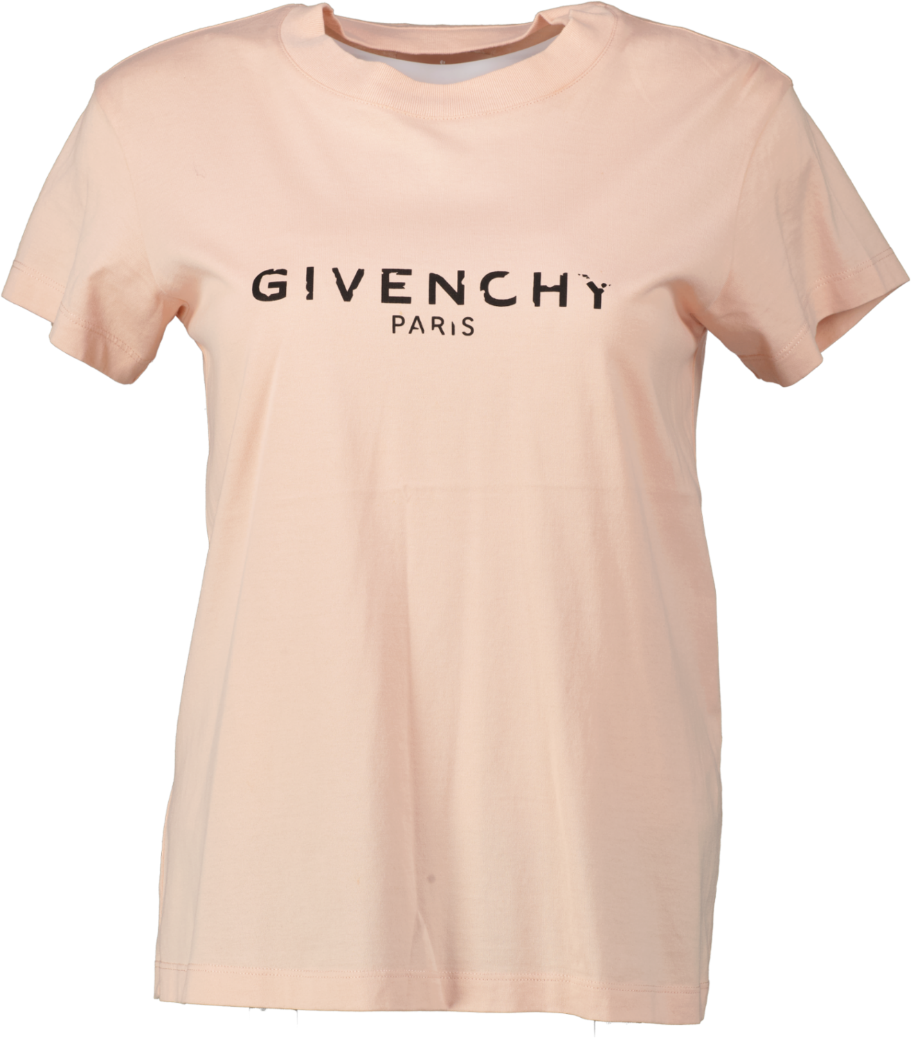 GIvenchy Pink Distressed Logo Cotton Graphic Tee UK XS