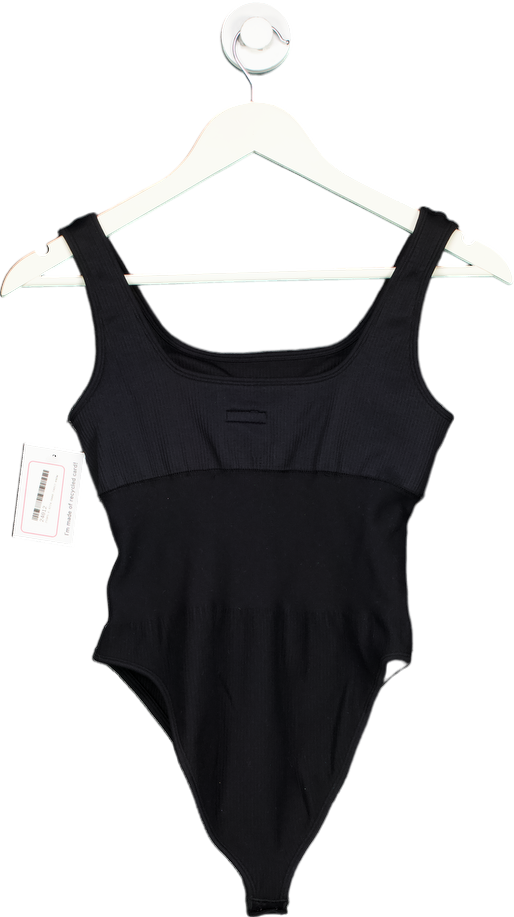 Mooslover Black Ribbed Bodysuit