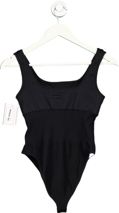 Mooslover Black Ribbed Bodysuit