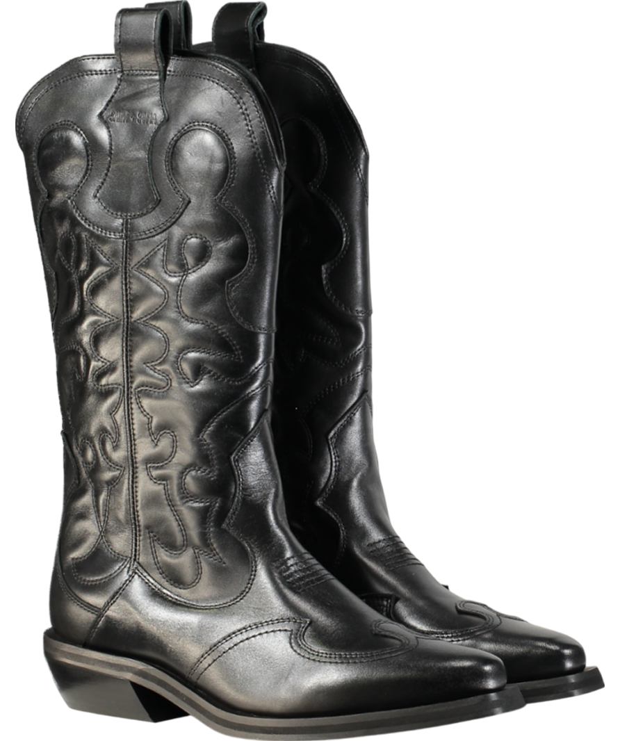 Saint + Sofia Black Kansas Western Boot UK 9 EU 42 👠