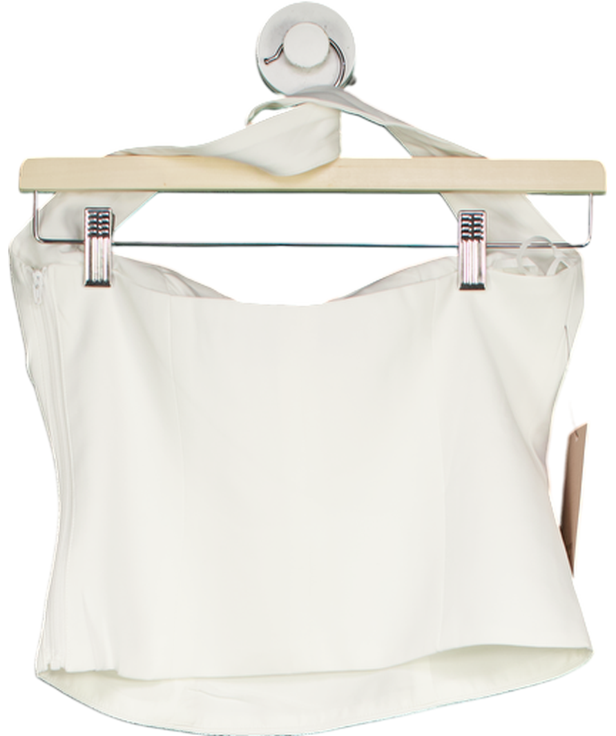 OddMuse White The Ultimate Muse Halter Top UK S